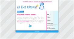 Desktop Screenshot of lebonposteur.retifweb.net